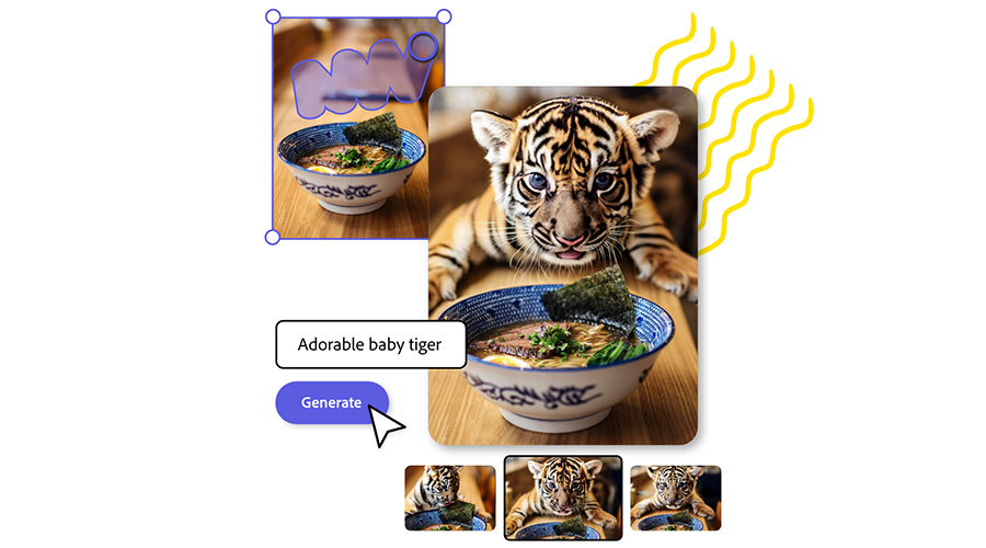 La nueva app Adobe Express para móviles lleva los modelos de IA generativa de Firefly
